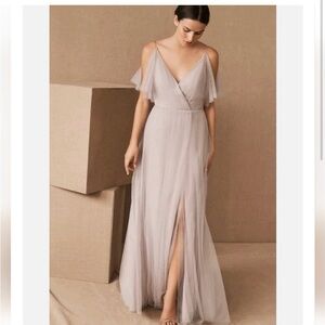 Anthropologie BHLDN Jenny Yoo Bridesmaid Vintage Lilac Aeryn Dress  Size 4